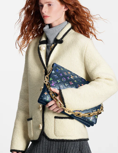 Louis Vuitton COUSSIN MM M21204 Navy Blue Louis Vuitton COUSSIN MM M21204 Navy Blue