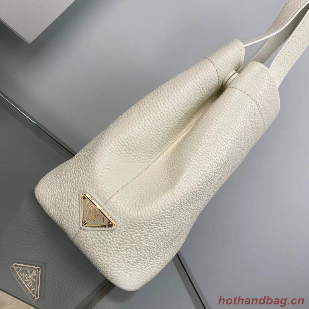 Prada leather tote bag 1AG833 white Prada leather tote bag 1AG833 white