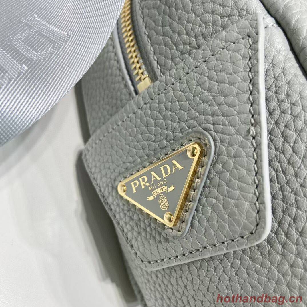 Prada leather tote bag 1DH770 light blue Prada leather tote bag 1DH770 light blue