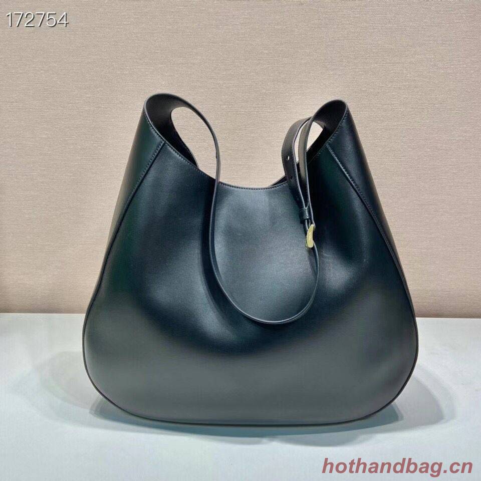 Prada Saffiano leather shoulder bag 5589 black Prada Saffiano leather shoulder bag 5589 black