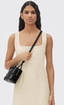 Bottega Veneta Mini Cassette Camera Bag 701915 black Bottega Veneta Mini Cassette Camera Bag 701915 black