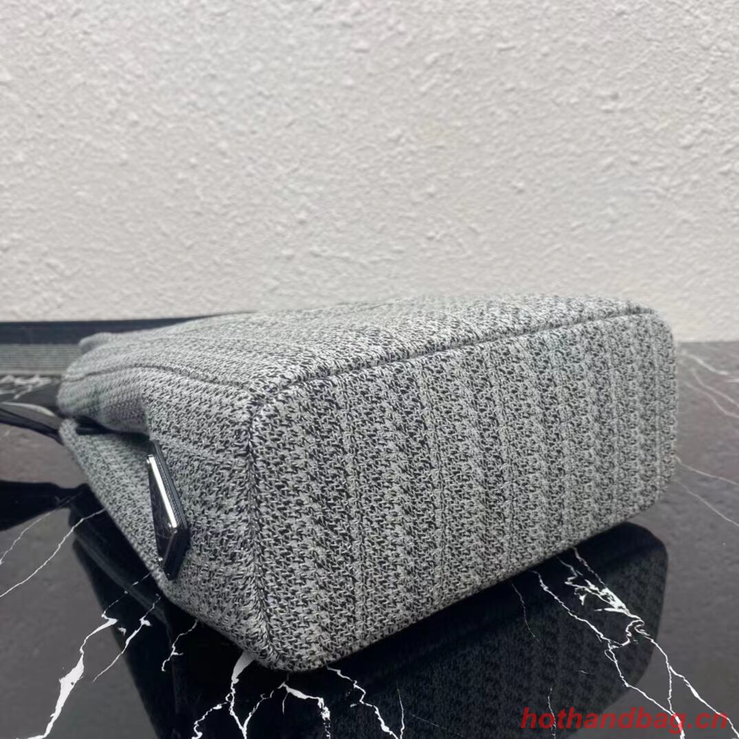 Prada SMALL SHOPPING BAG 1AV333 Black&grey Prada SMALL SHOPPING BAG 1AV333 Black&grey