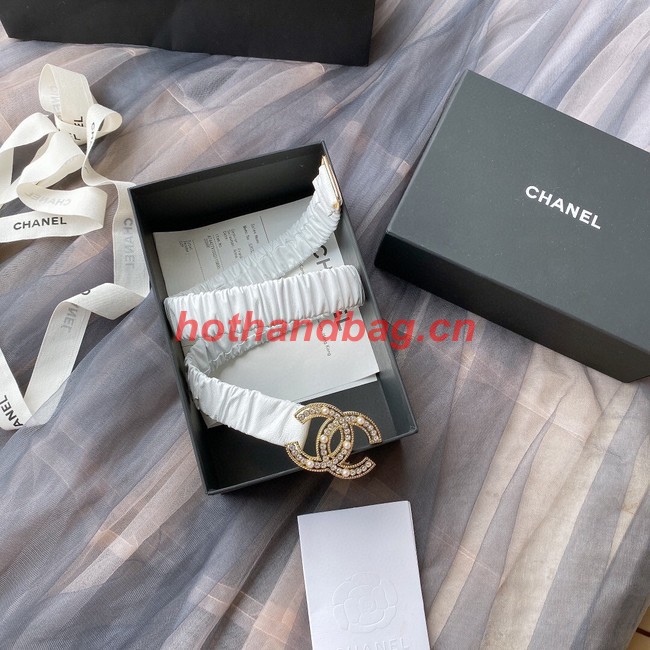 Chanel 30MM Leather Belt 7114-4