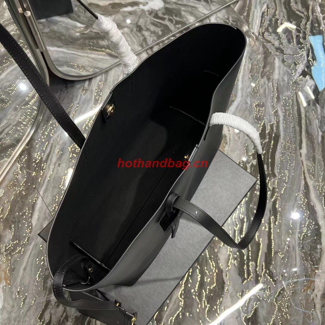 SAINT LAURENT SHOPPING SAINT LAURENT E/W IN SUPPLE LEATHER 600281 BLACK SAINT LAURENT SHOPPING SAINT LAURENT E/W IN SUPPLE LEATHER 600281 BLACK