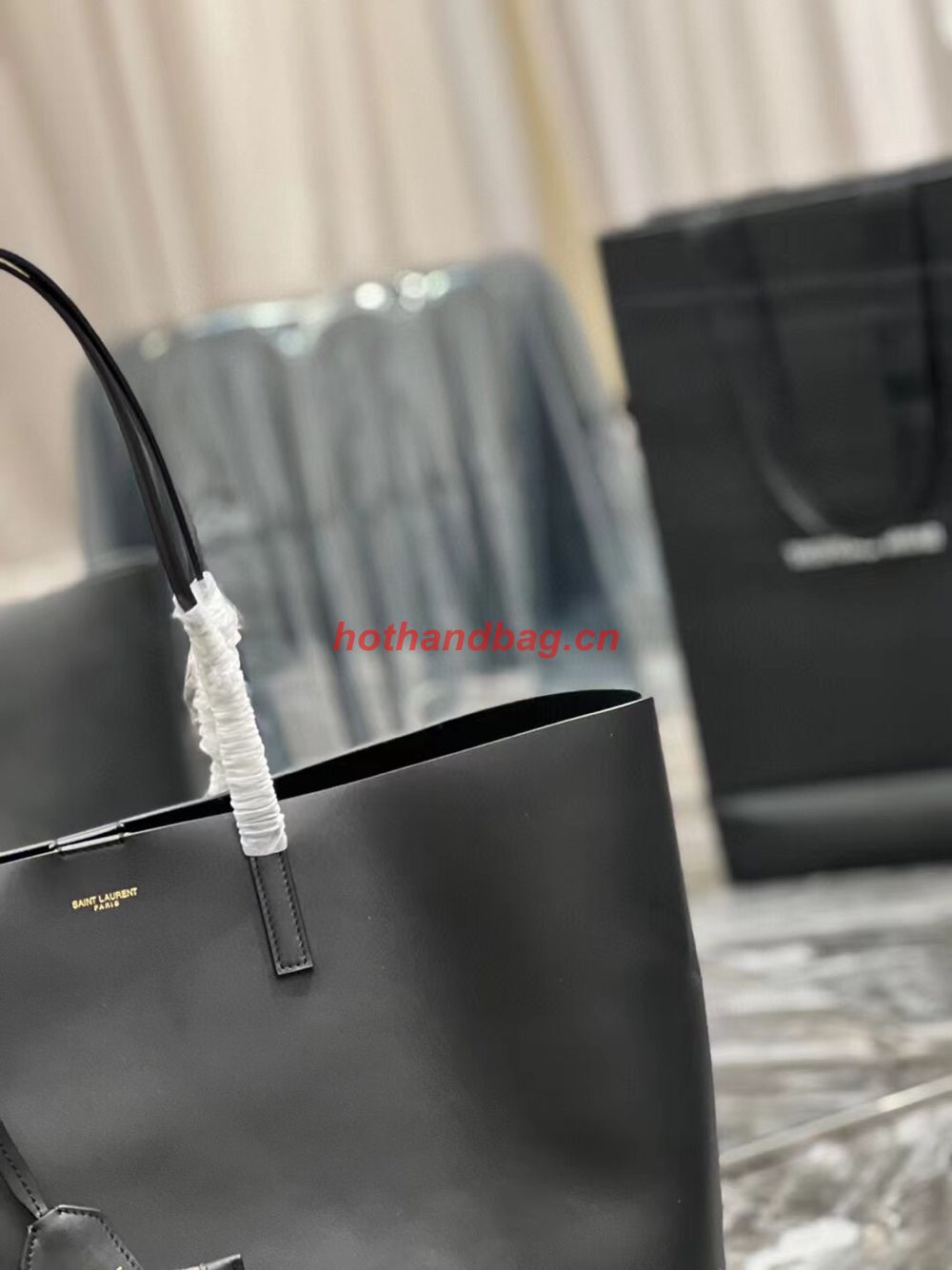 SAINT LAURENT SHOPPING SAINT LAURENT E/W IN SUPPLE LEATHER 600281 BLACK SAINT LAURENT SHOPPING SAINT LAURENT E/W IN SUPPLE LEATHER 600281 BLACK