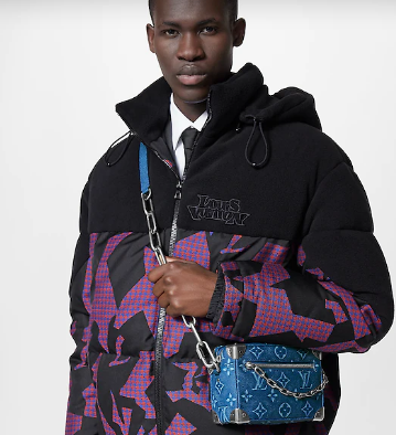 Louis vuitton MINI SOFT TRUNK M21368 Denim Blue Louis vuitton MINI SOFT TRUNK M21368 Denim Blue