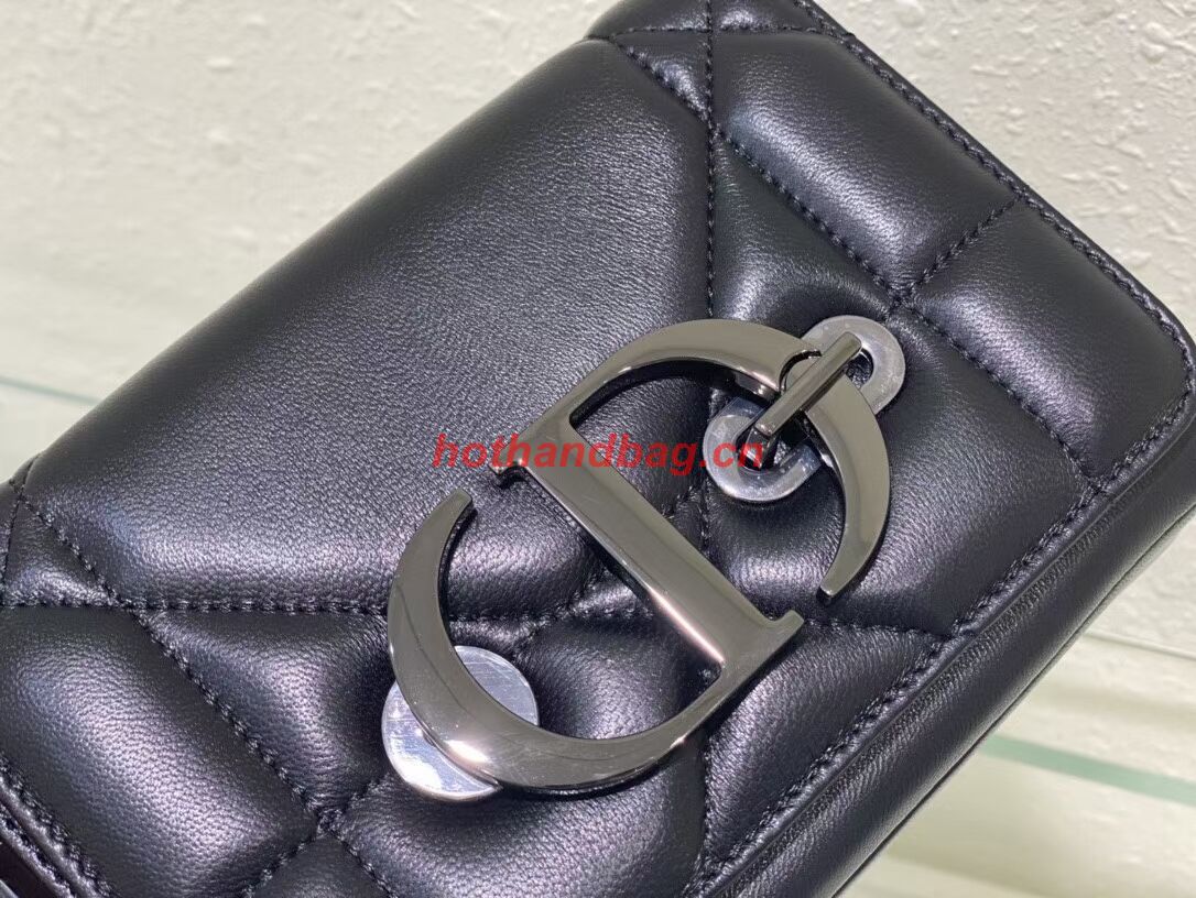 DIOR 30 MONTAIGNE BOX BAG WITH HANDLE Black Maxicannage Lambskin M9218B DIOR 30 MONTAIGNE BOX BAG WITH HANDLE Black Maxicannage Lambskin M9218B