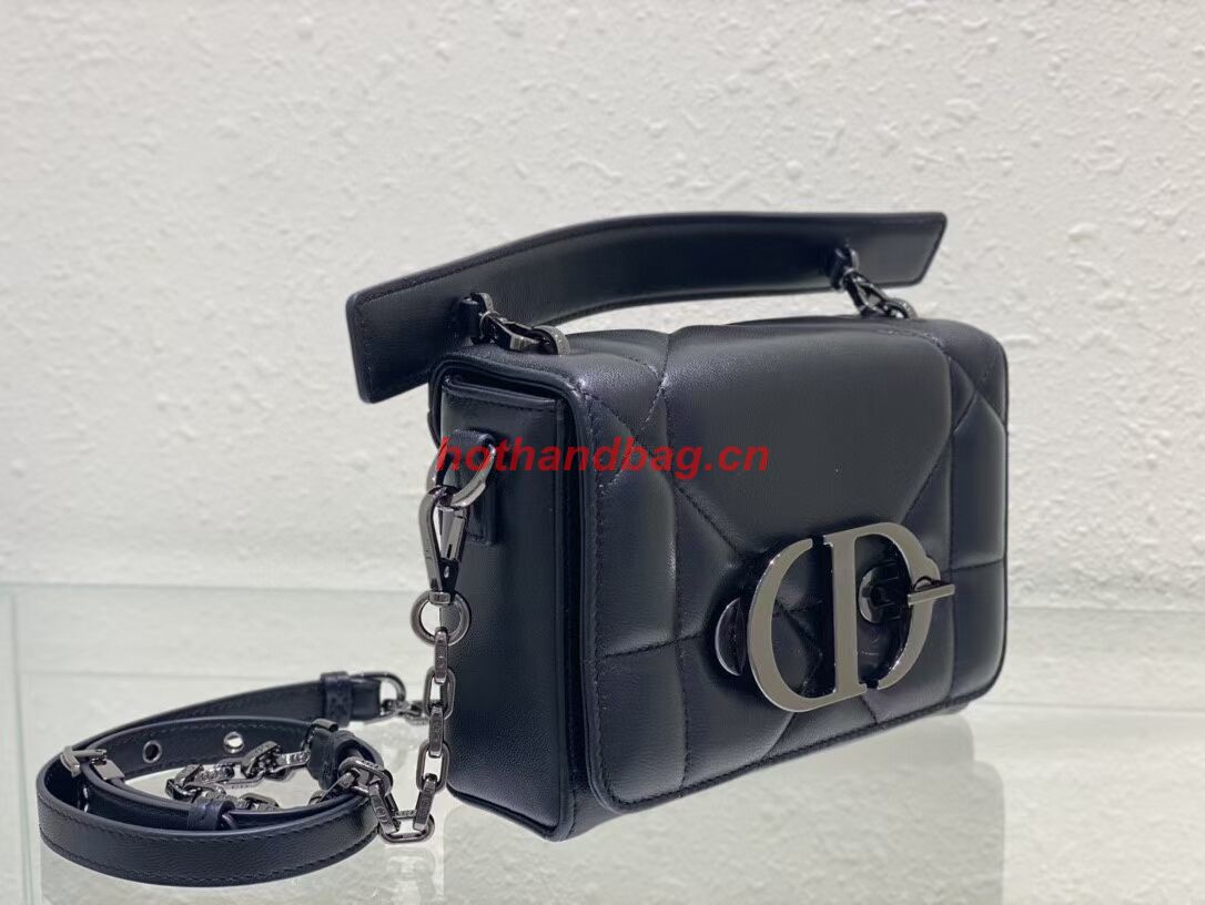 DIOR 30 MONTAIGNE BOX BAG WITH HANDLE Black Maxicannage Lambskin M9218B DIOR 30 MONTAIGNE BOX BAG WITH HANDLE Black Maxicannage Lambskin M9218B