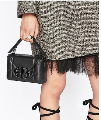 DIOR 30 MONTAIGNE BOX BAG WITH HANDLE Black Maxicannage Lambskin M9218B DIOR 30 MONTAIGNE BOX BAG WITH HANDLE Black Maxicannage Lambskin M9218B