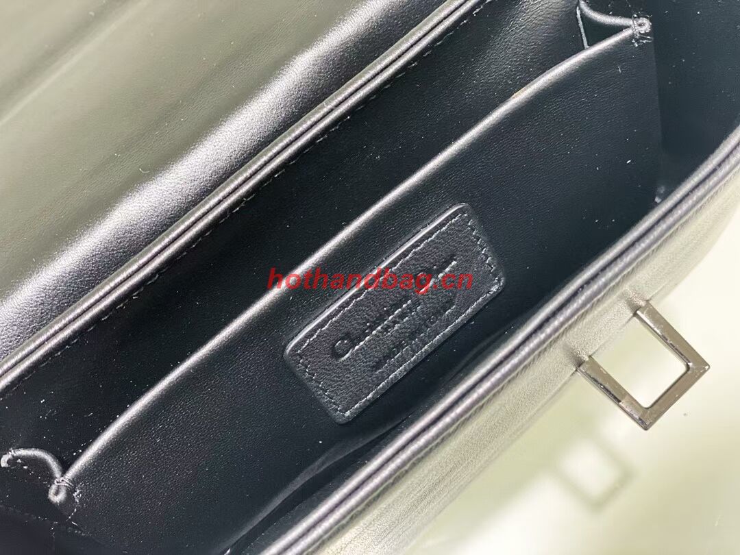 DIOR 30 MONTAIGNE BOX BAG WITH HANDLE Black Maxicannage Lambskin M9218B DIOR 30 MONTAIGNE BOX BAG WITH HANDLE Black Maxicannage Lambskin M9218B