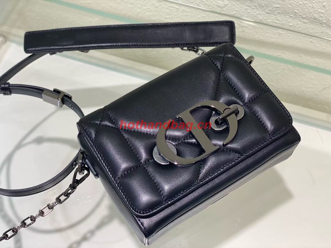 DIOR 30 MONTAIGNE BOX BAG WITH HANDLE Black Maxicannage Lambskin M9218B DIOR 30 MONTAIGNE BOX BAG WITH HANDLE Black Maxicannage Lambskin M9218B