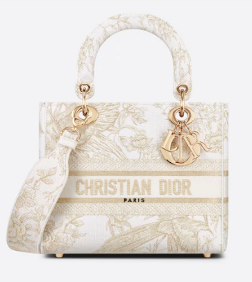 Dior Jardin d Hiver Embroidery with Gold-Tone Metallic Thread M0565 Dior Jardin d Hiver Embroidery with Gold-Tone Metallic Thread M0565