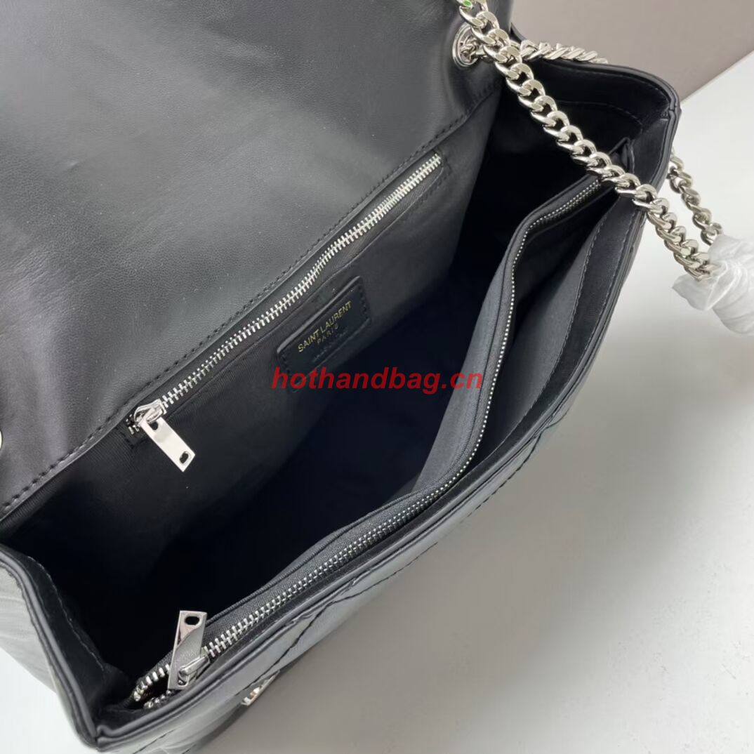 SAINT LAURENT LEATHER BAG Y203736 BLACK SAINT LAURENT LEATHER BAG Y203736 BLACK