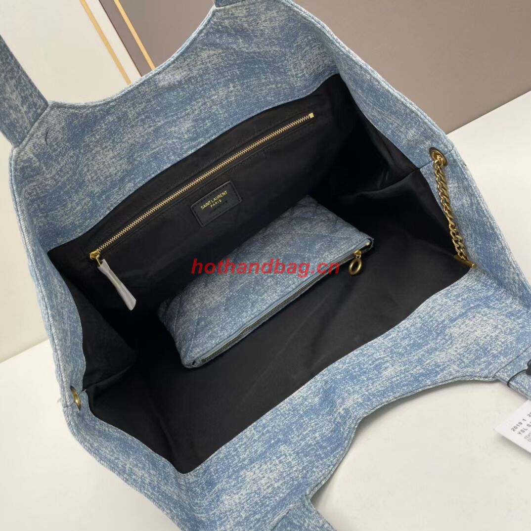 SAINT LAURENT SHOPPING Denim bag Y205320 light blue SAINT LAURENT SHOPPING Denim bag Y205320 light blue