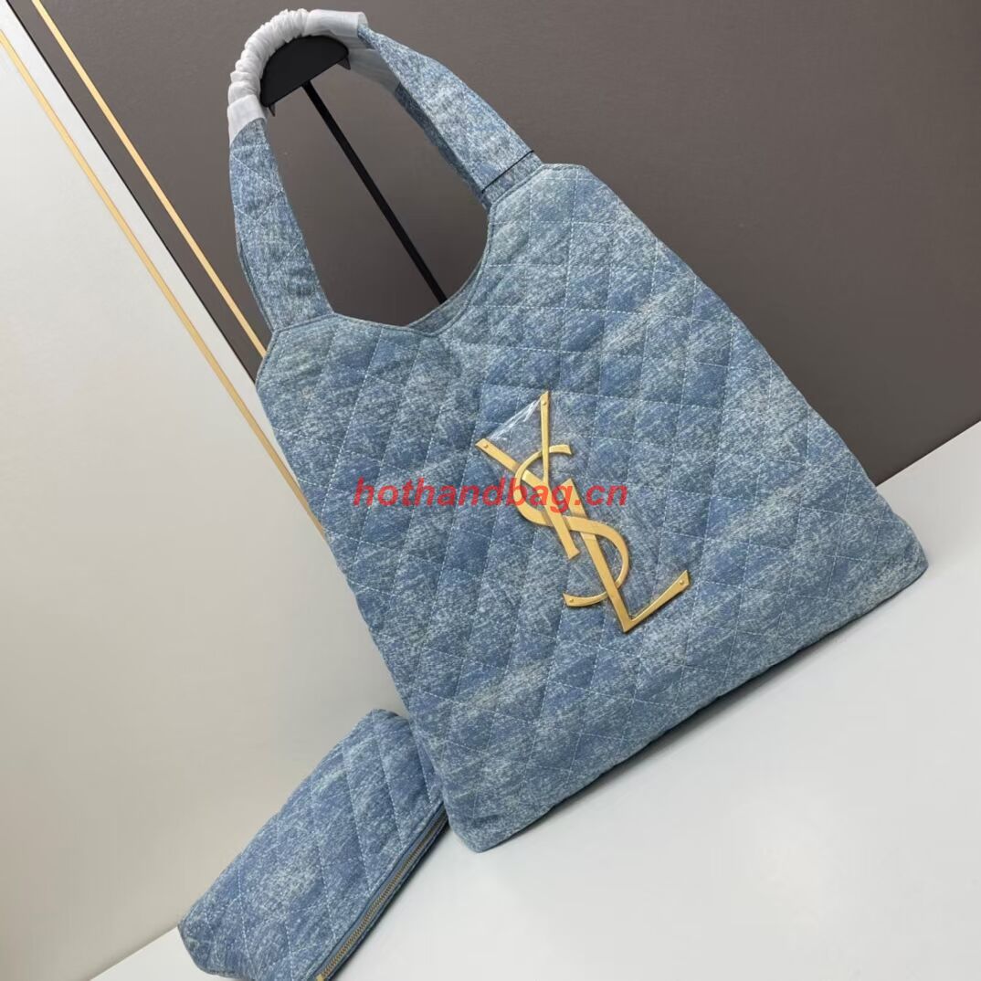SAINT LAURENT SHOPPING Denim bag Y205320 light blue SAINT LAURENT SHOPPING Denim bag Y205320 light blue