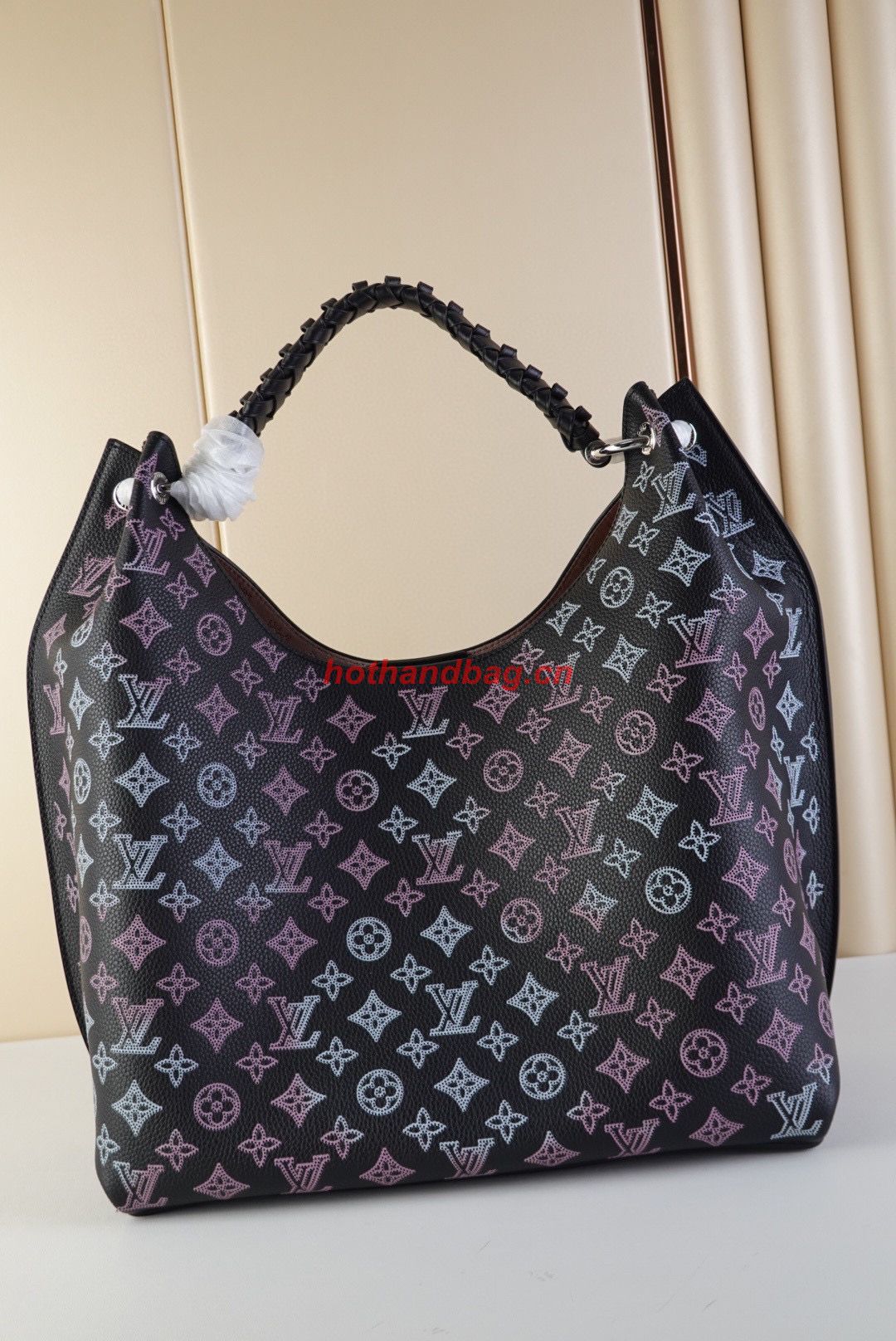 Louis Vuitton CARMEL Hobo M21299 black & Purple Louis Vuitton CARMEL Hobo M21299 black & Purple