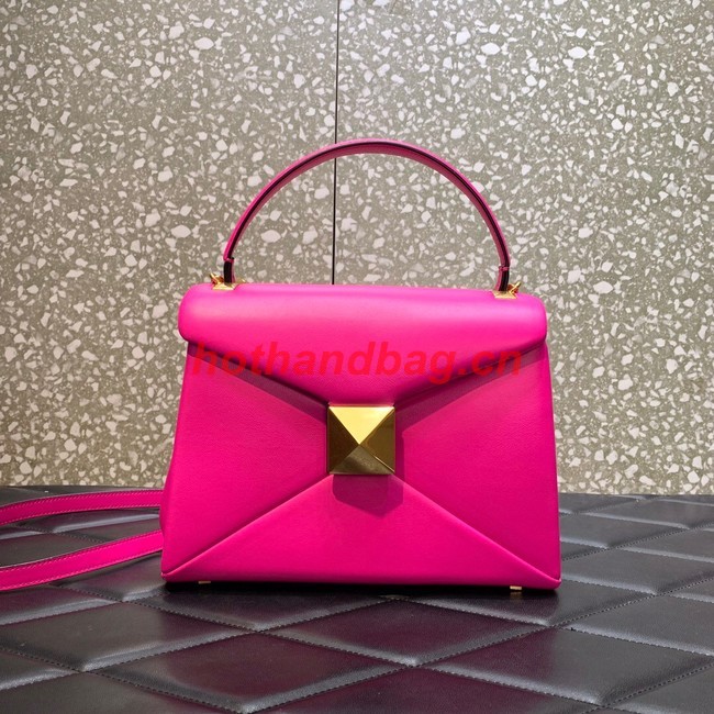 VALENTINO ONE STUD Small sheepskin shoulder bag WB0K83H PINK