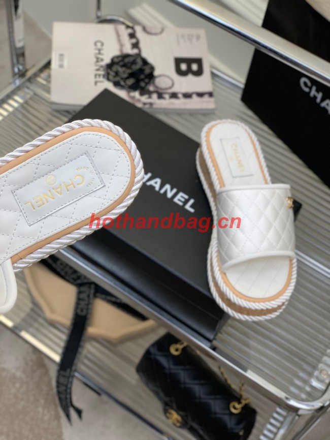 Chanel slippers heel height 4CM 92127-2