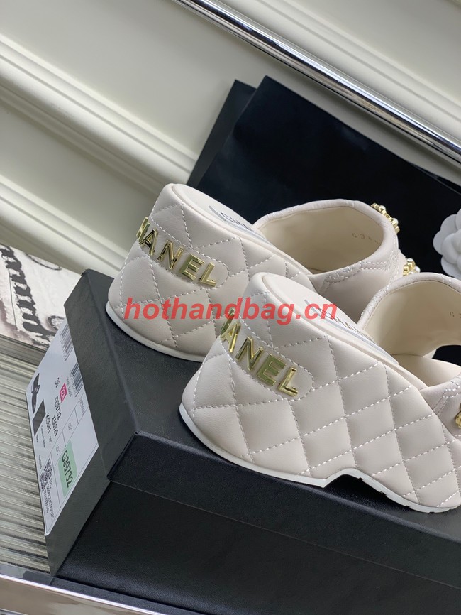 Chanel WOMENS SANDAL heel height 6CM 93191-2