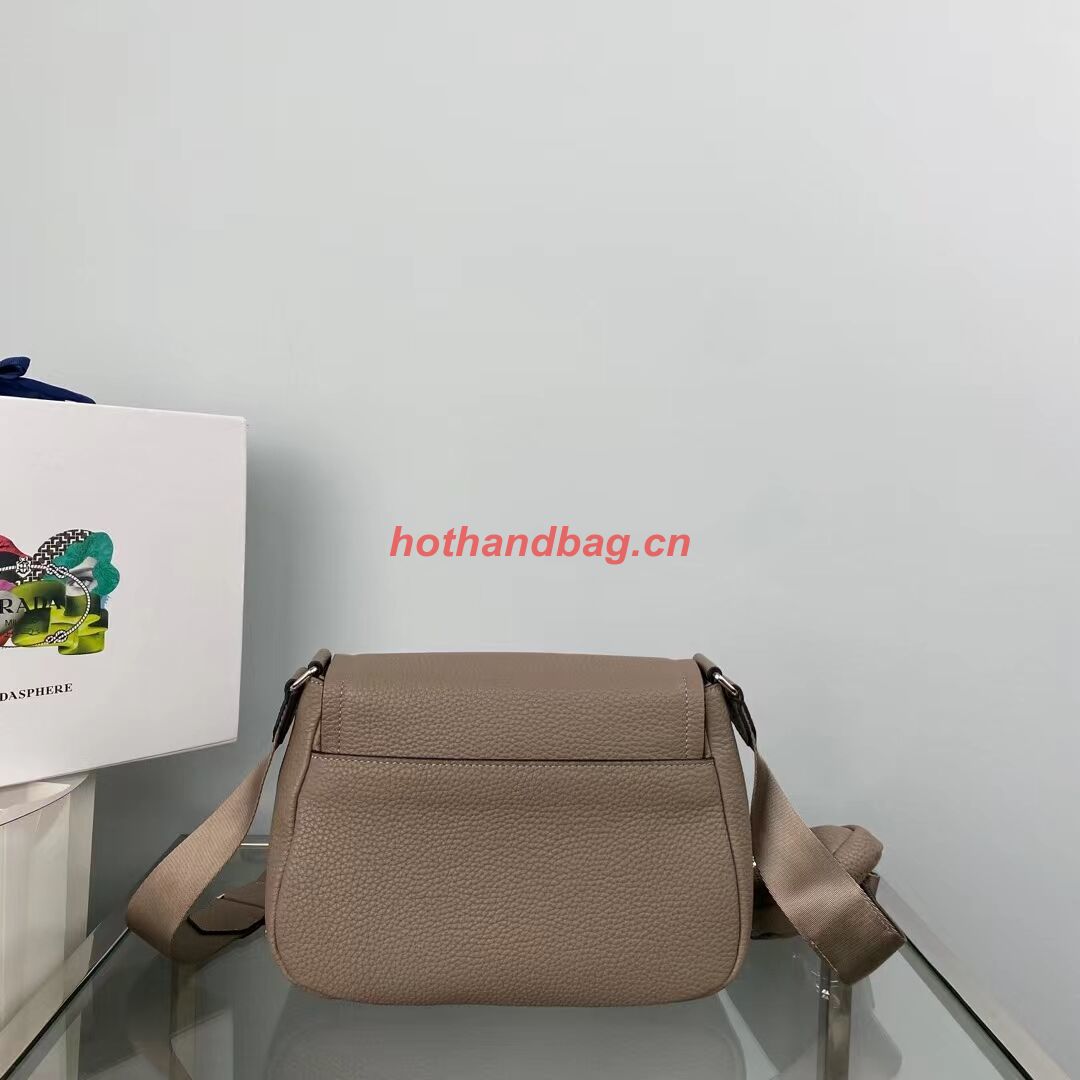 Prada Leather shoulder bag 1AD229 gray Prada Leather shoulder bag 1AD229 gray