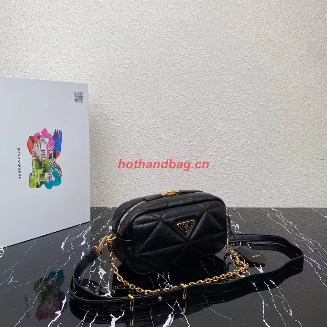 Prada Small nappa leather bag 1HH097 black Prada Small nappa leather bag 1HH097 black