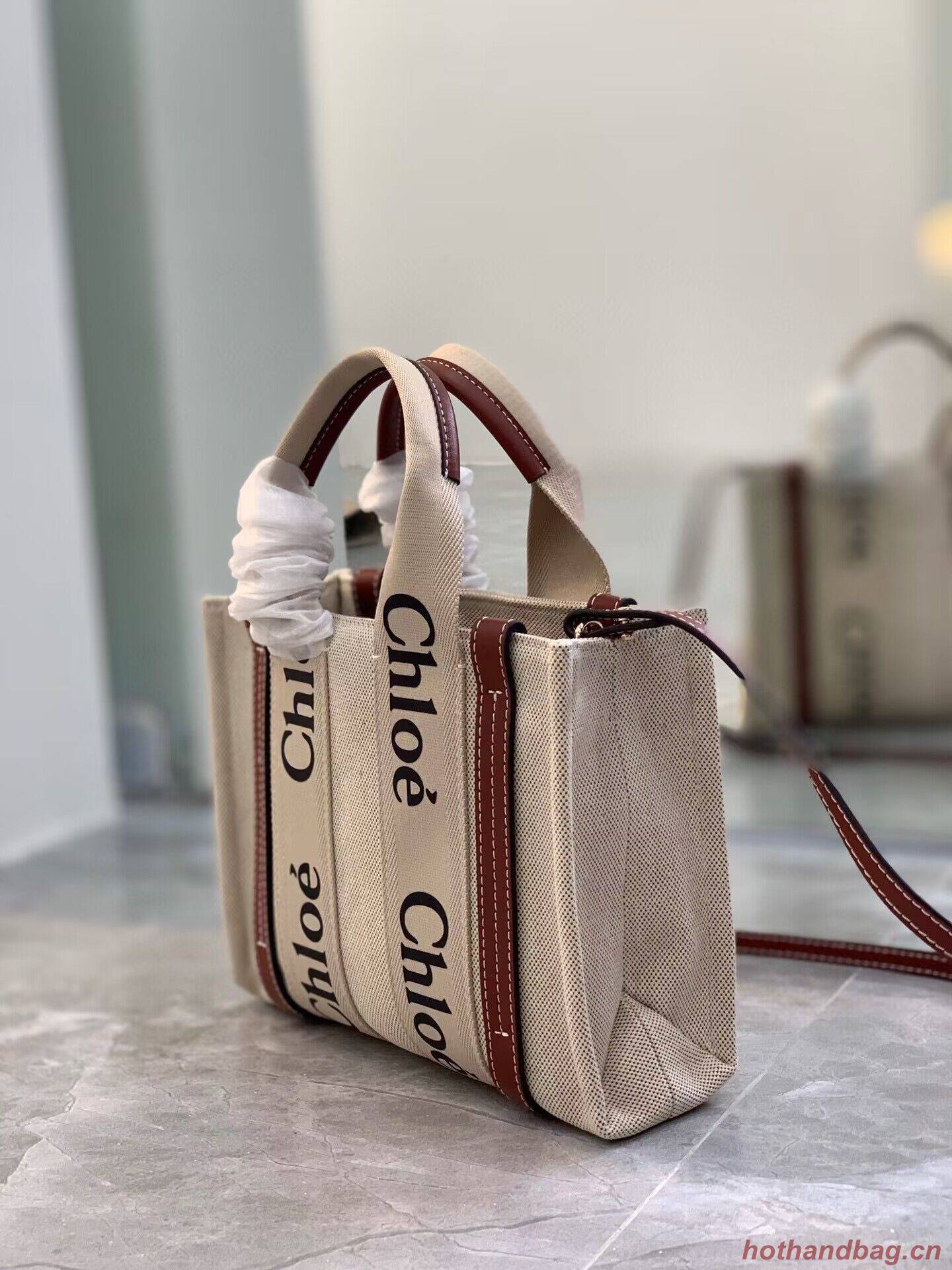 Chloe Cloth & leather 7576 Brown Chloe Cloth & leather 7576 Brown