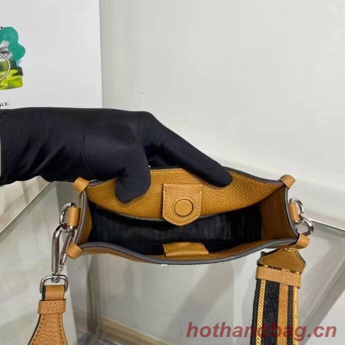 Prada Leather mini shoulder bag 1BH191 Caramel Prada Leather mini shoulder bag 1BH191 Caramel