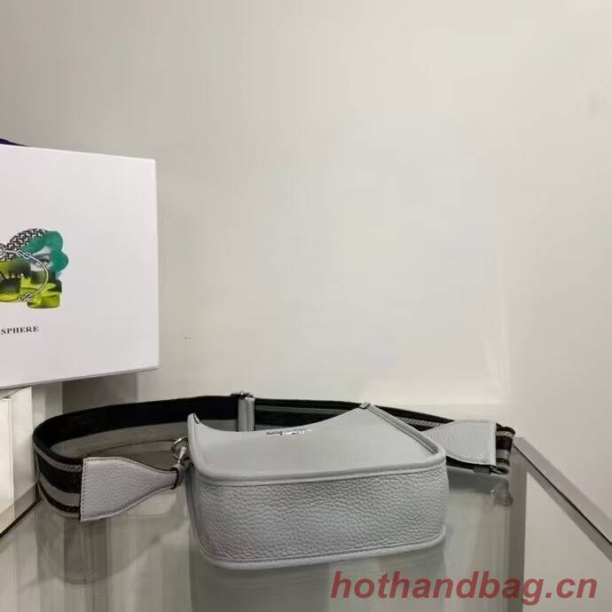 Prada Leather mini shoulder bag 1BH191 Grey Prada Leather mini shoulder bag 1BH191 Grey