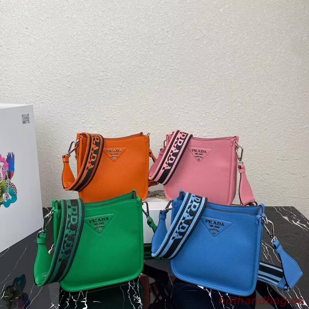 Prada Leather mini shoulder bag 1BH191 Papaya Prada Leather mini shoulder bag 1BH191 Papaya