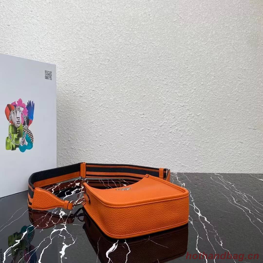 Prada Leather mini shoulder bag 1BH191 Papaya Prada Leather mini shoulder bag 1BH191 Papaya