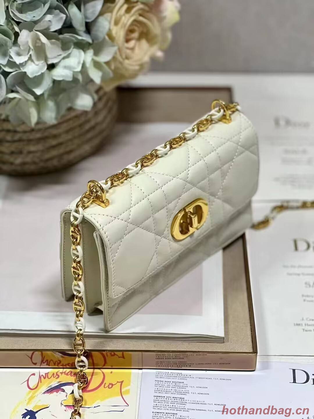 Dior MISS CARO MINI BAG Macrocannage Lambskin S5169UD Latte Dior MISS CARO MINI BAG Macrocannage Lambskin S5169UD Latte