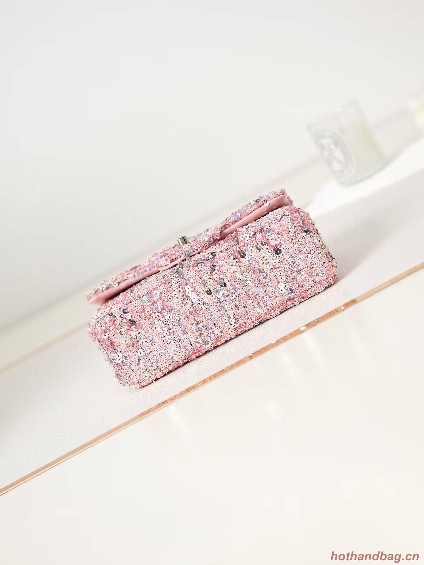 Chanel 23C Sequins CF Shoulder Bag AS3965 Pink Chanel 23C Sequins CF Shoulder Bag AS3965 Pink