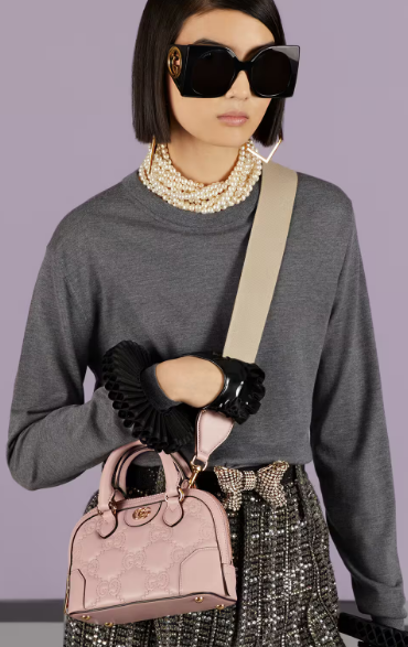 GUCCI GG MATELASSE HANDBAG 727793 Pink GUCCI GG MATELASSE HANDBAG 727793 Pink