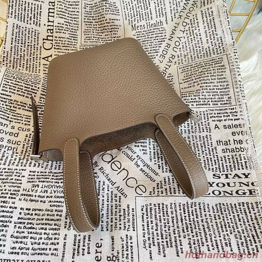 Hermes Mini Picotin 14 Lock Bags Original Togo Leather PL5302 Dark Gray Hermes Mini Picotin 14 Lock Bags Original Togo Leather PL5302 Dark Gray