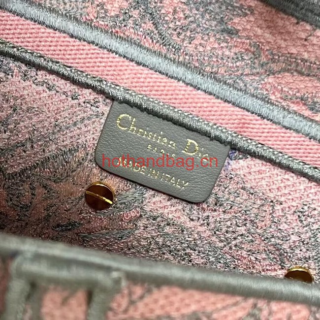 Dior SADDLE BAG Pink Toile de Jouy Reverse Embroidery M0446CEUP