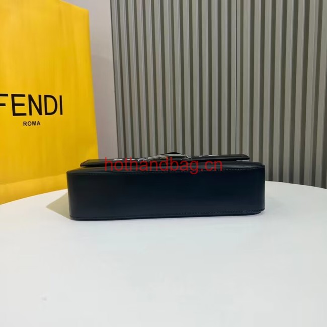 Fendi mini smooth leather bag F1997 black Fendi mini smooth leather bag F1997 black