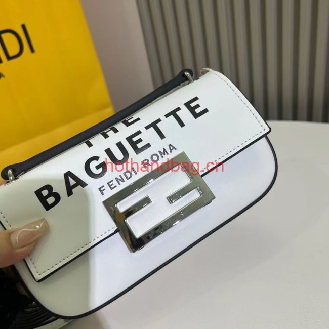 Fendi mini smooth leather bag F1997 white Fendi mini smooth leather bag F1997 white