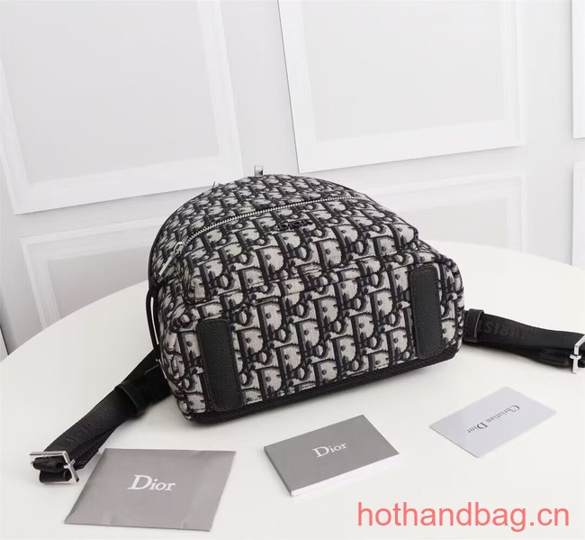 DIOR BACKPACK Beige and Black Dior Oblique Jacquard CM1089 DIOR BACKPACK Beige and Black Dior Oblique Jacquard CM1089