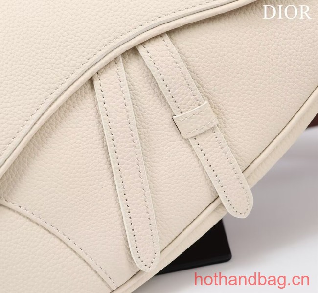 Dior Essentials SADDLE BAG Grained Calfskin 1ADPO093f WHITE Dior Essentials SADDLE BAG Grained Calfskin 1ADPO093f WHITE