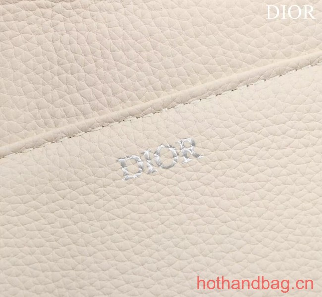 Dior Essentials SADDLE BAG Grained Calfskin 1ADPO093f WHITE Dior Essentials SADDLE BAG Grained Calfskin 1ADPO093f WHITE