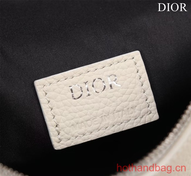 Dior Essentials SADDLE BAG Grained Calfskin 1ADPO093f WHITE Dior Essentials SADDLE BAG Grained Calfskin 1ADPO093f WHITE