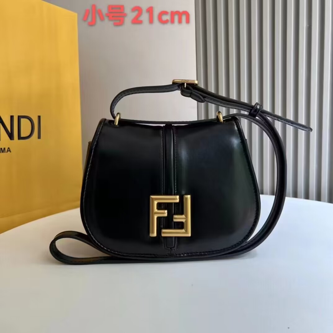 Fendi Cmon Mini leather bag 8BS082 Black Fendi Cmon Mini leather bag 8BS082 Black