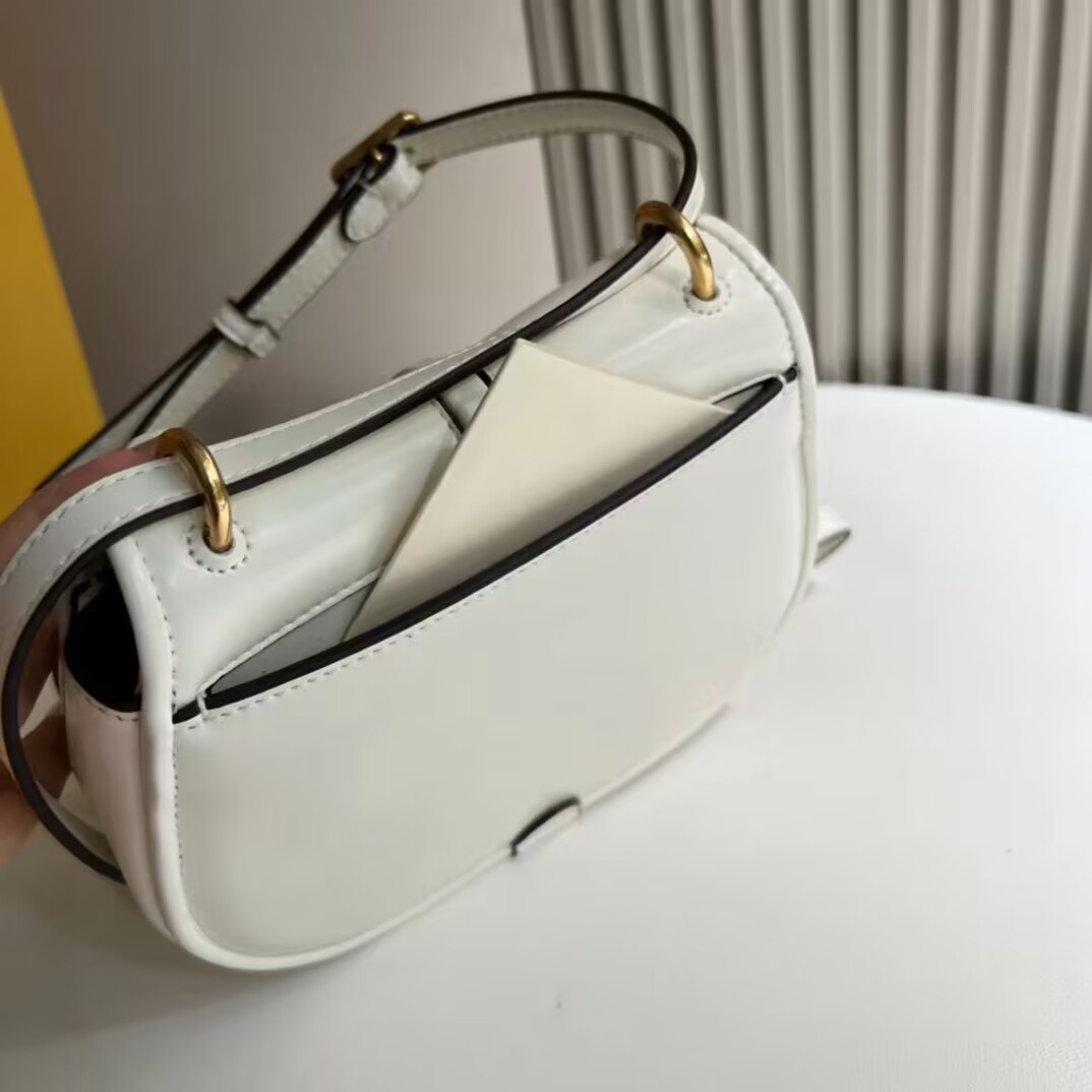 Fendi Cmon Mini leather bag 8BS082 White Fendi Cmon Mini leather bag 8BS082 White