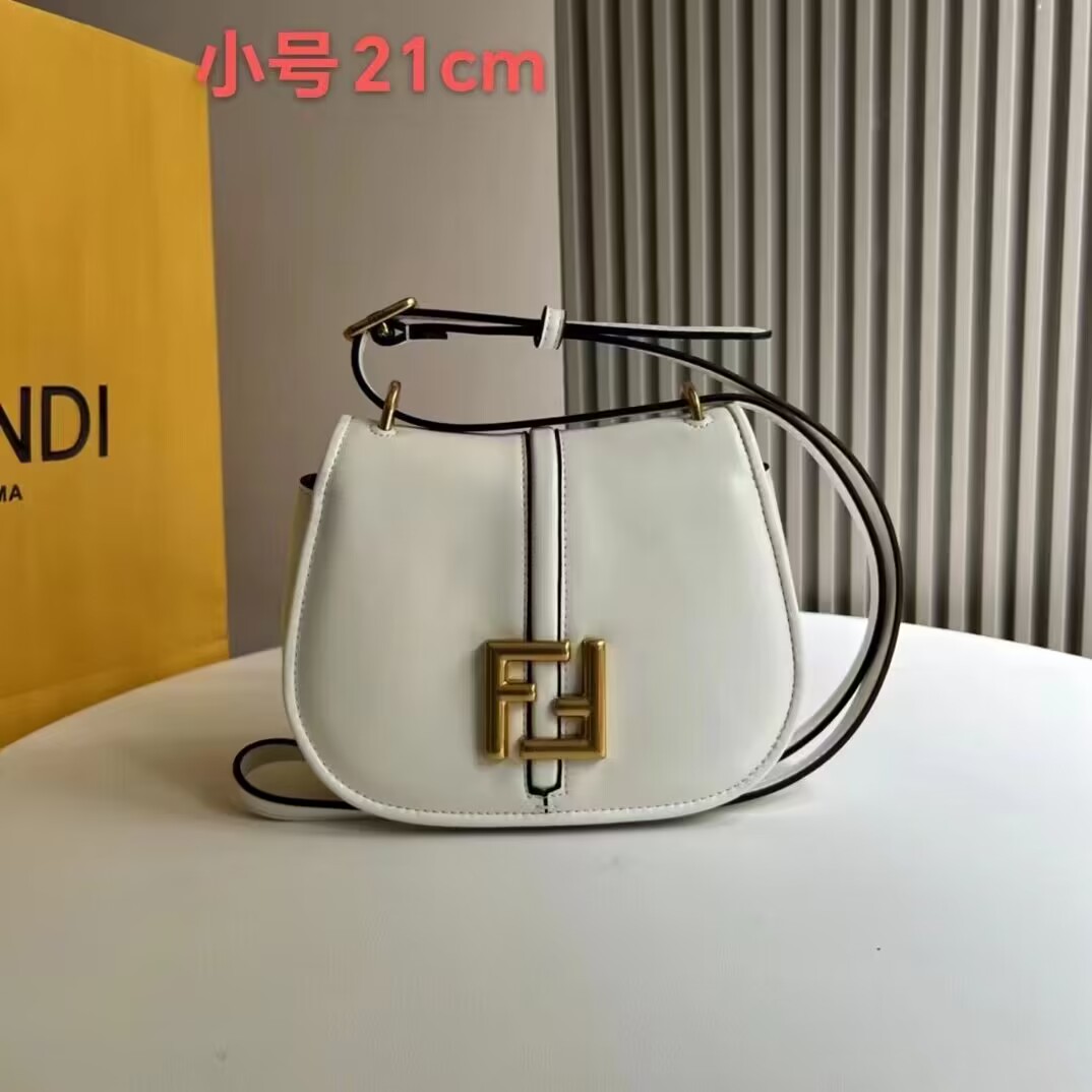 Fendi Cmon Mini leather bag 8BS082 White Fendi Cmon Mini leather bag 8BS082 White