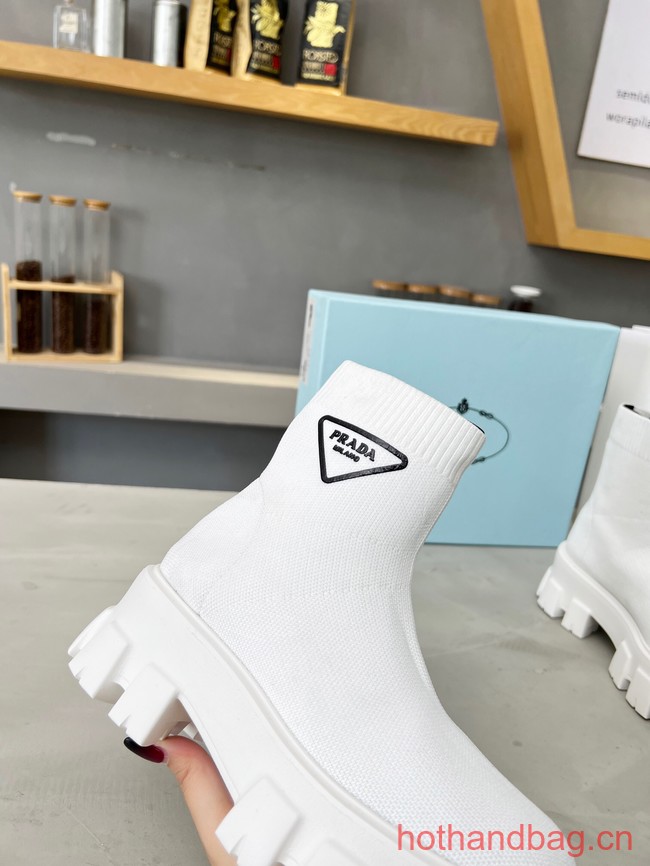 Prada Monolith knit booties 93782-1