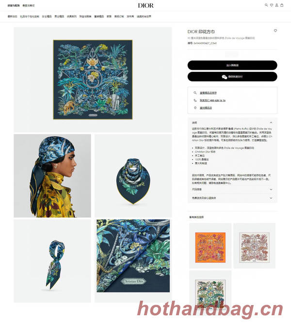 Dior Scarf DIC00257 Dior Scarf DIC00257