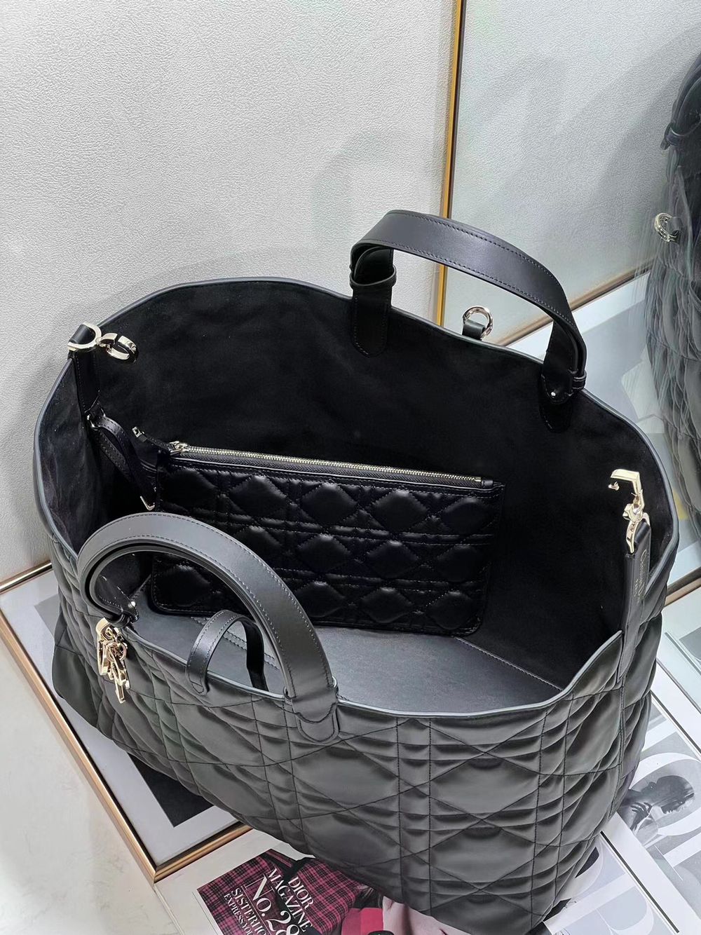 Dior Grosse Toujours Tasche M2820OSHJ_M900 Black Dior Grosse Toujours Tasche M2820OSHJ_M900 Black