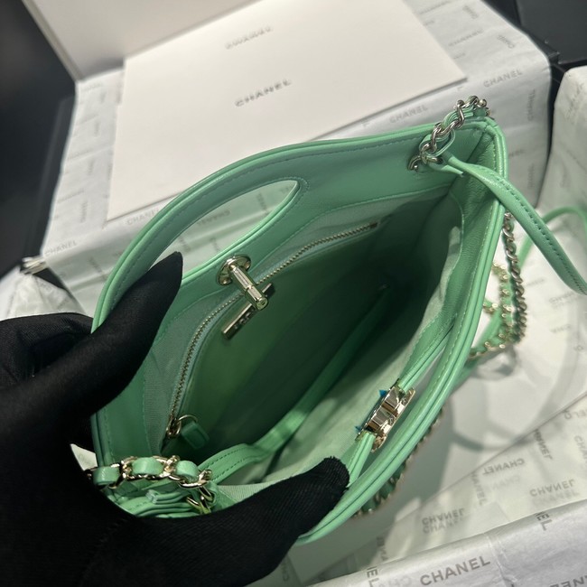 CHANEL 31 MINI SHOPPING AS4133 Bamboo Green