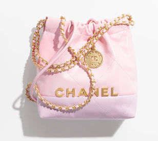 CHANEL 22 MINI HANDBAG AS3980 Light Pink & Light Purple CHANEL 22 MINI HANDBAG AS3980 Light Pink & Light Purple