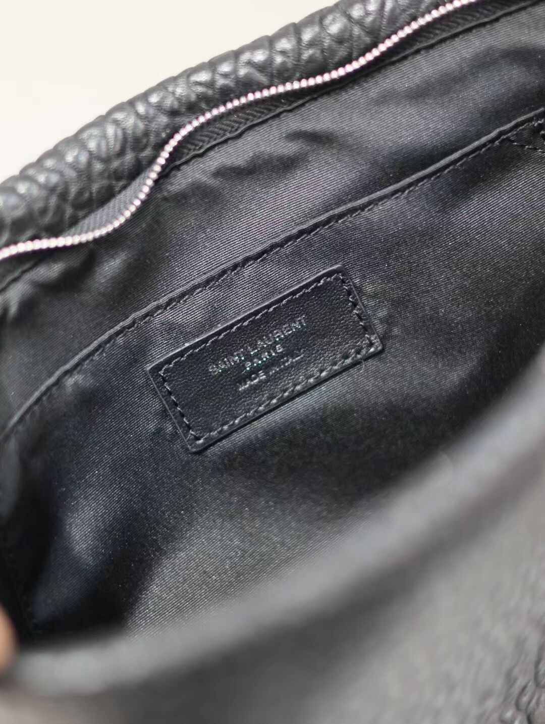 SAINT LAURENT CALYPSO LARGE POUCH IN LAMBSKIN 778943-2 black SAINT LAURENT CALYPSO LARGE POUCH IN LAMBSKIN 778943-2 black